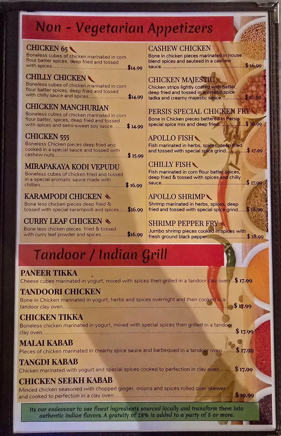 Menu 4