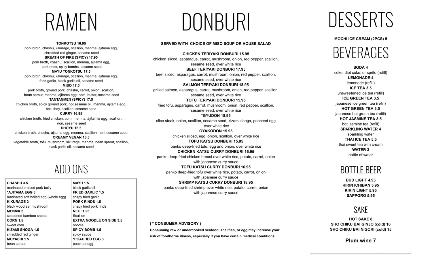 Menu 2