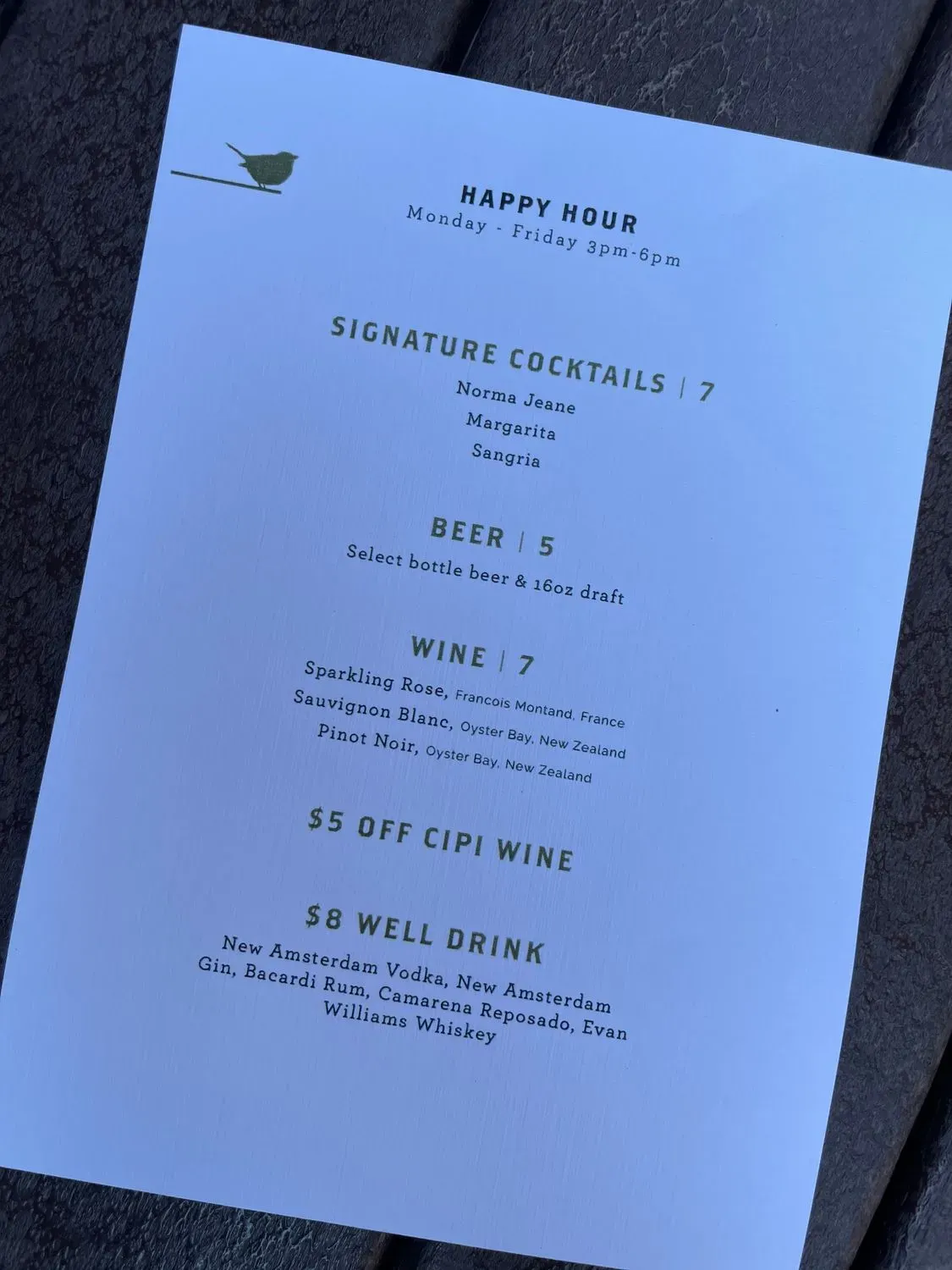 Menu 6