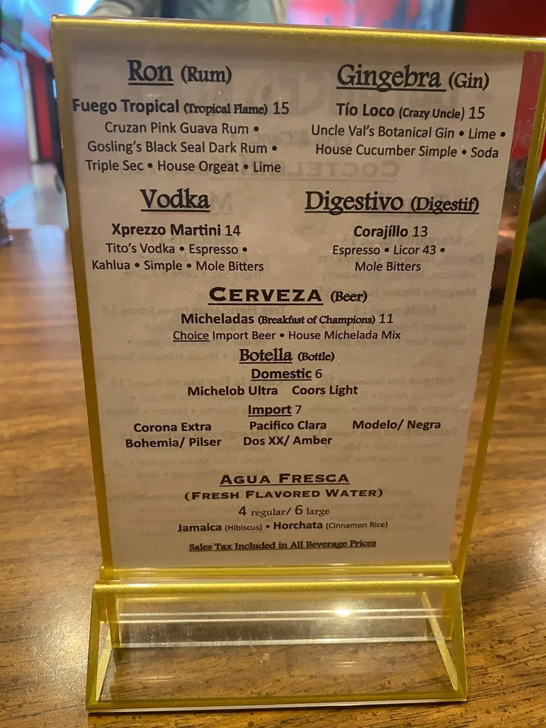 Menu 2