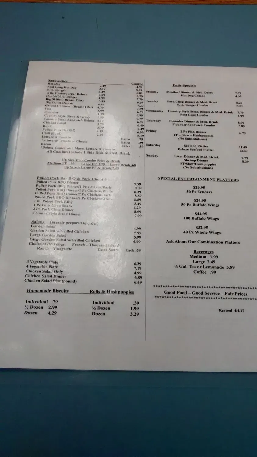 Menu 6