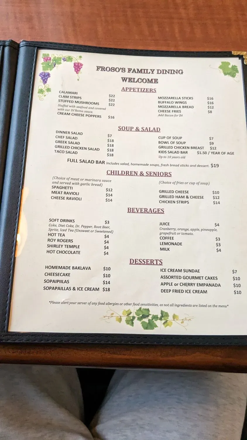 Menu 4