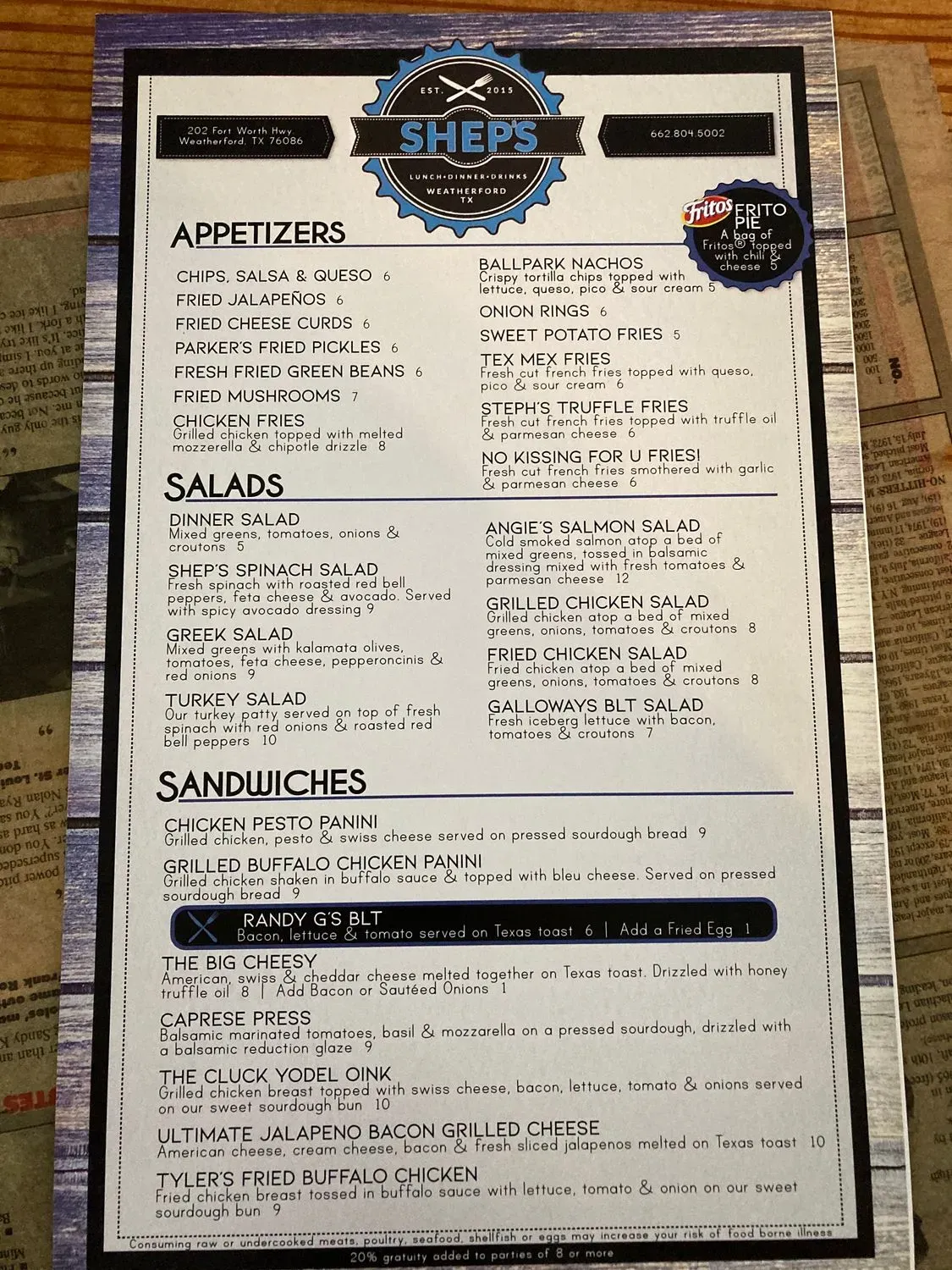 Menu 3