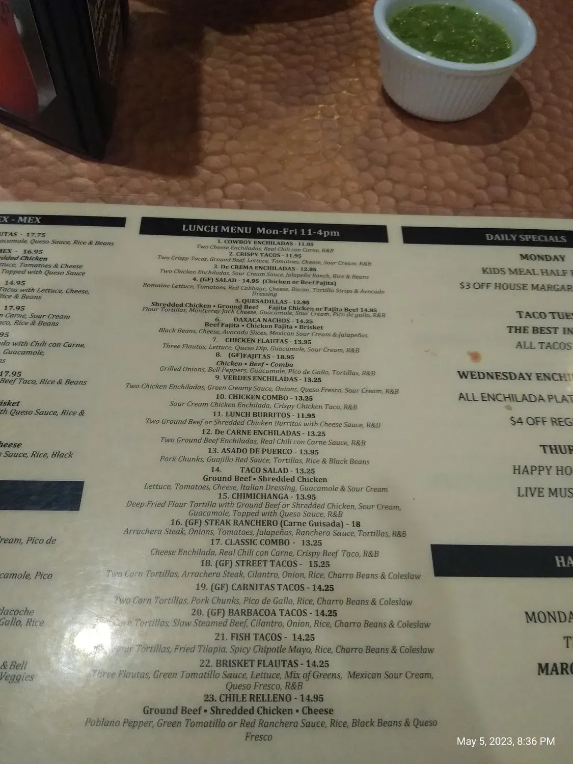 Menu 3