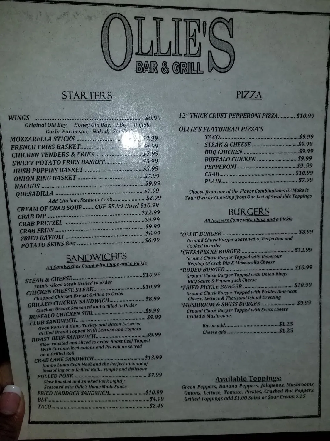 Menu 4