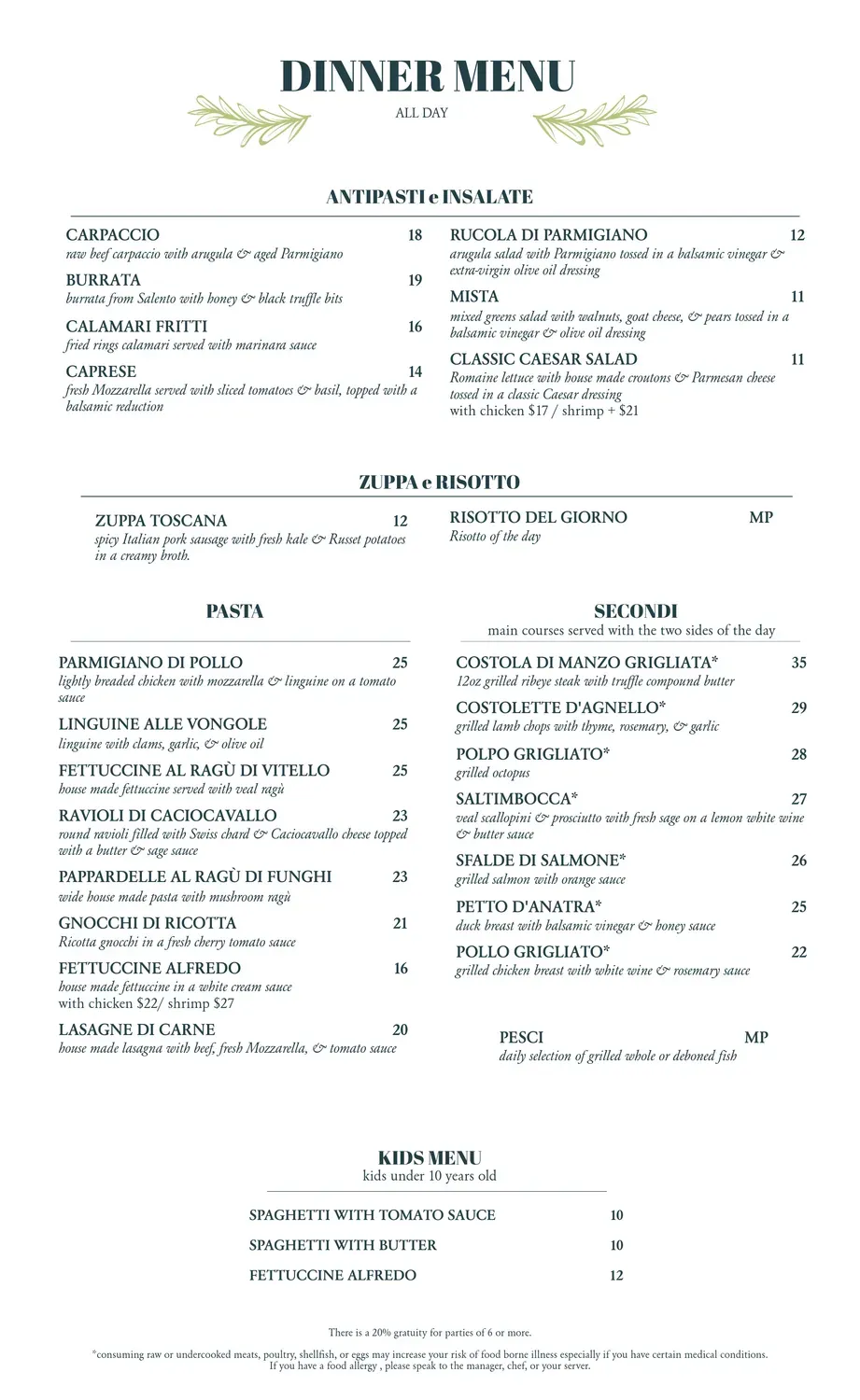 Menu 2