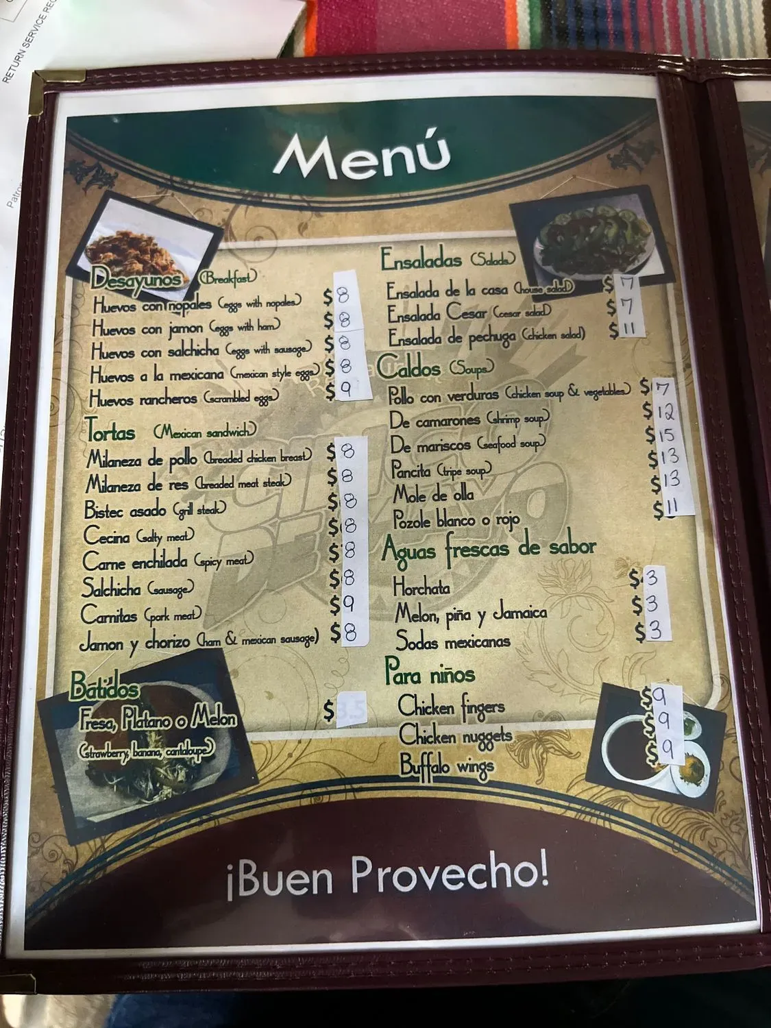 Menu 3