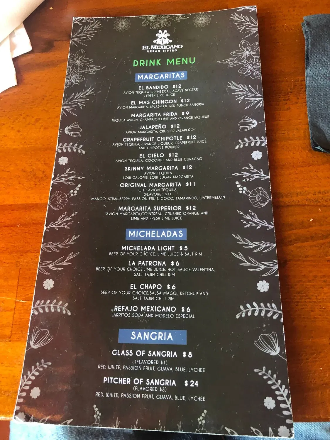 Menu 6