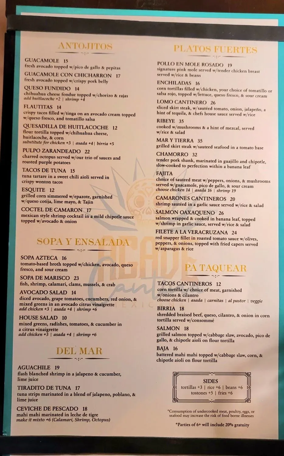 Menu 2