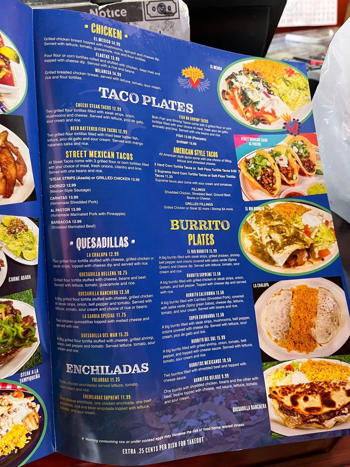 El Rio Mexican Restaurant Menu - Updated October 2025