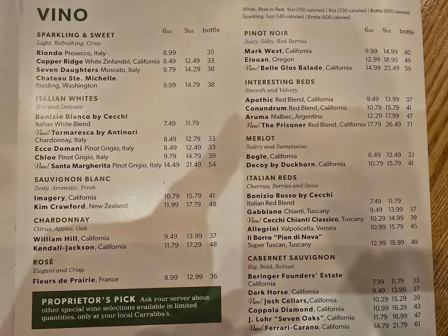 Menu 3