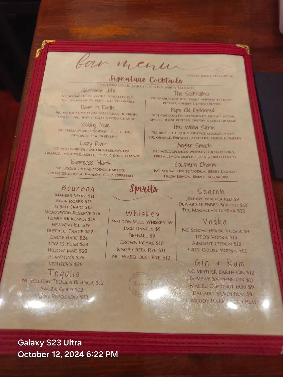 Menu 5