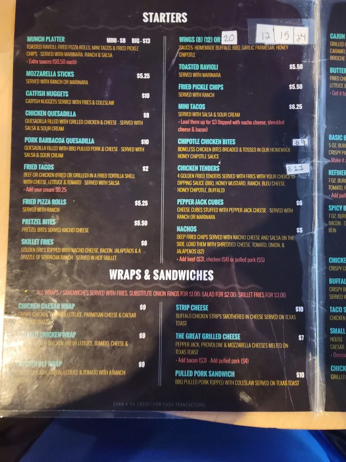 Menu 3