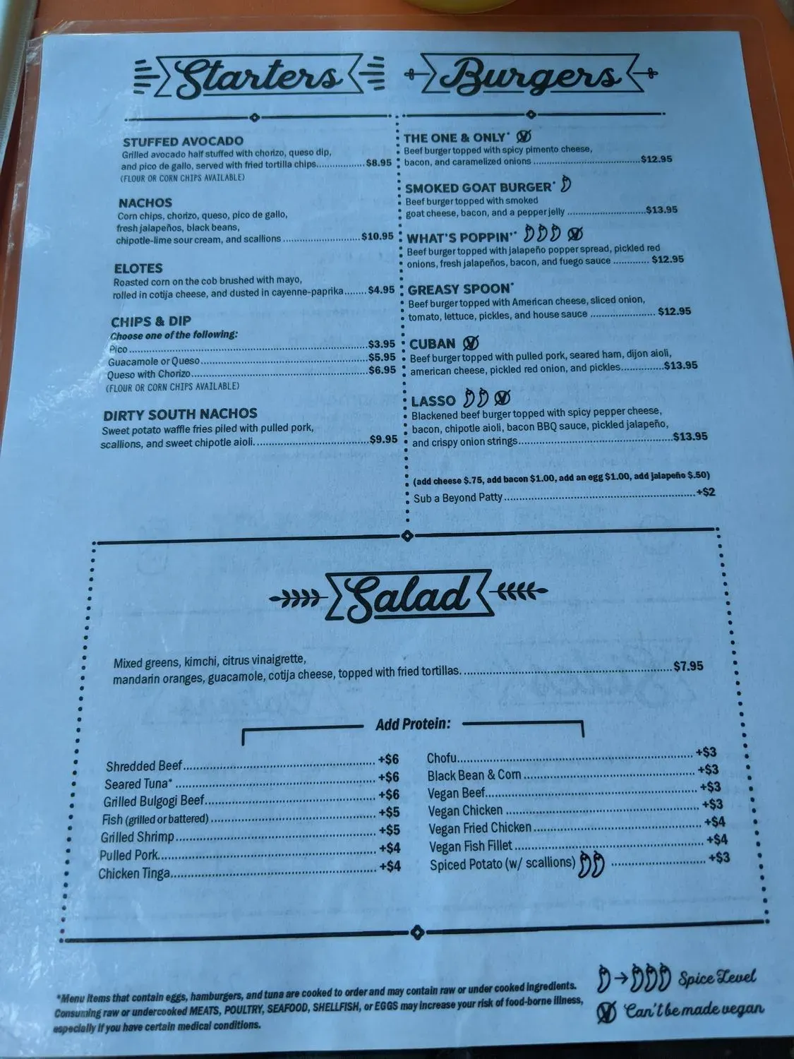 Menu 5