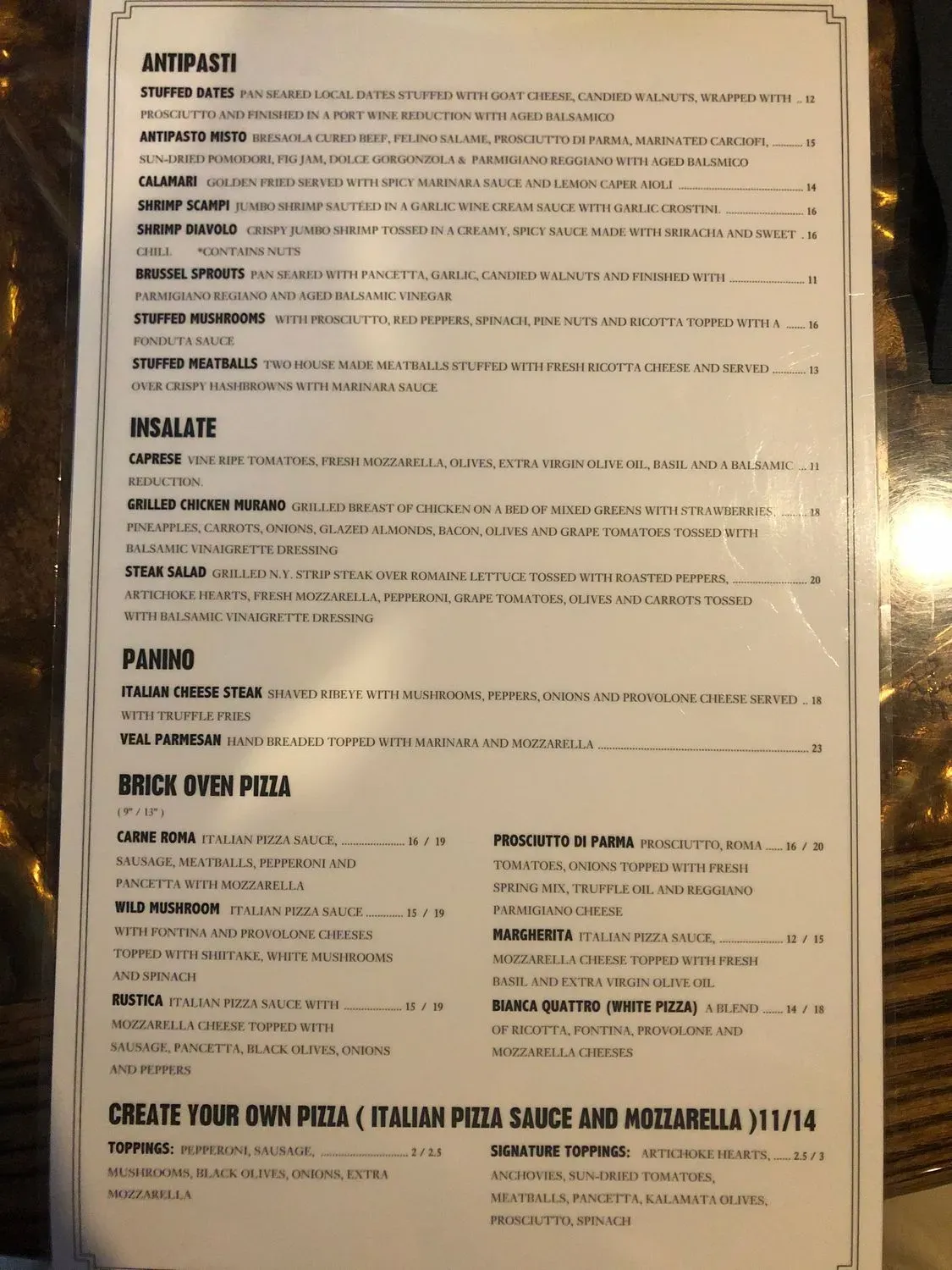 Menu 5