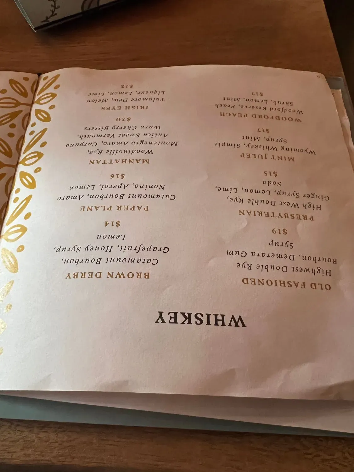 Menu 5