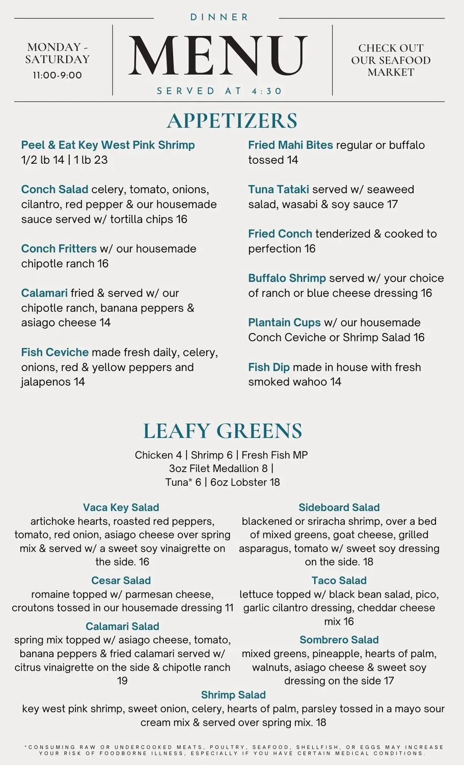 Menu 2