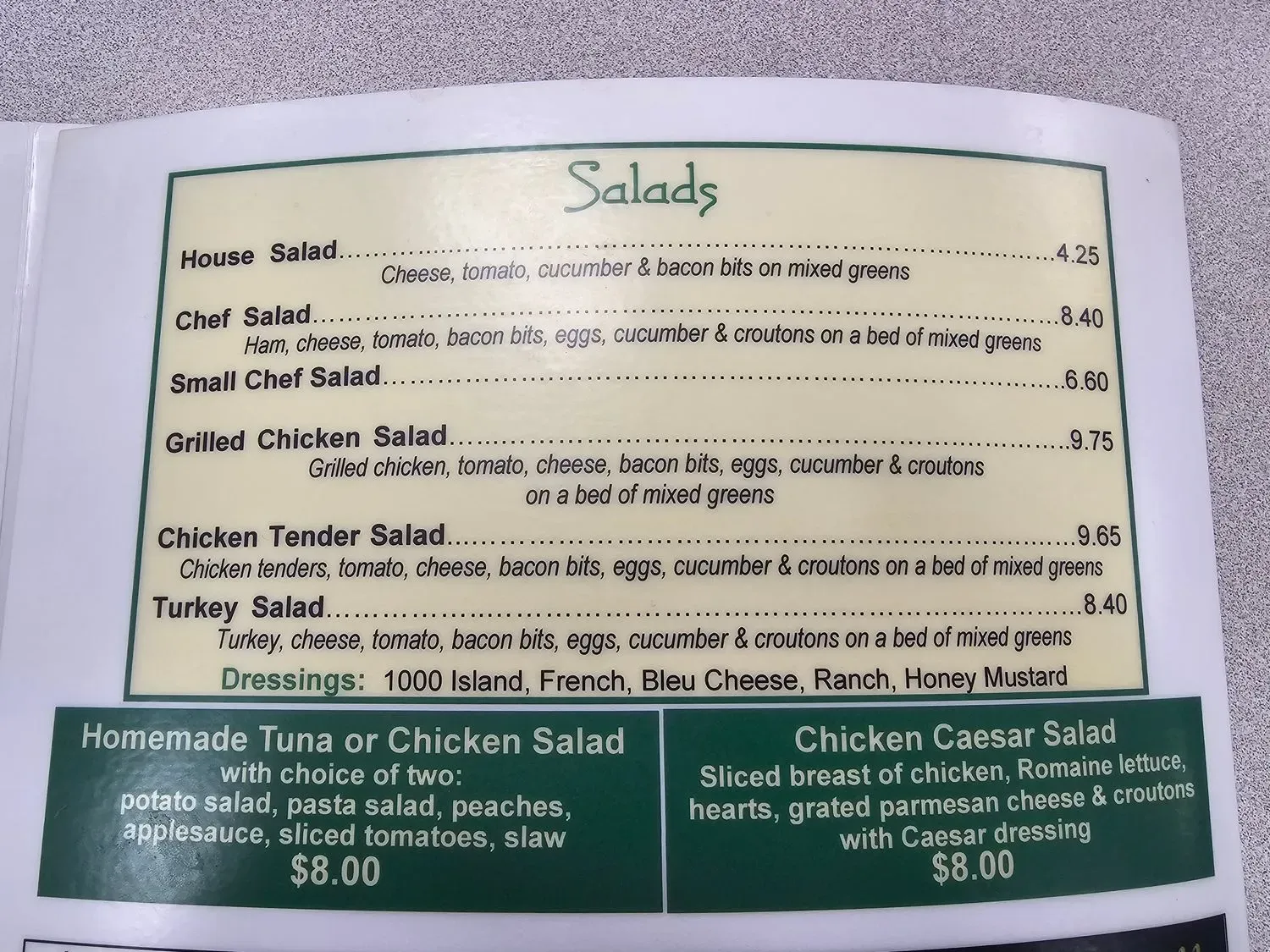 Menu 2