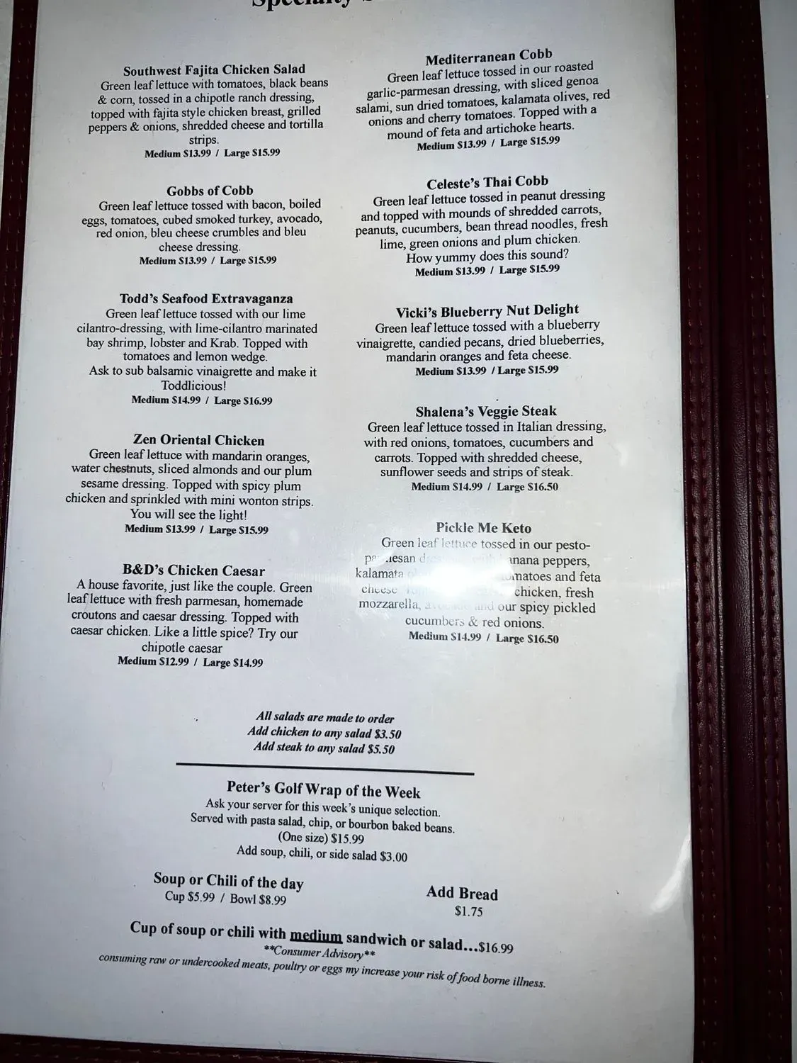 Menu 2