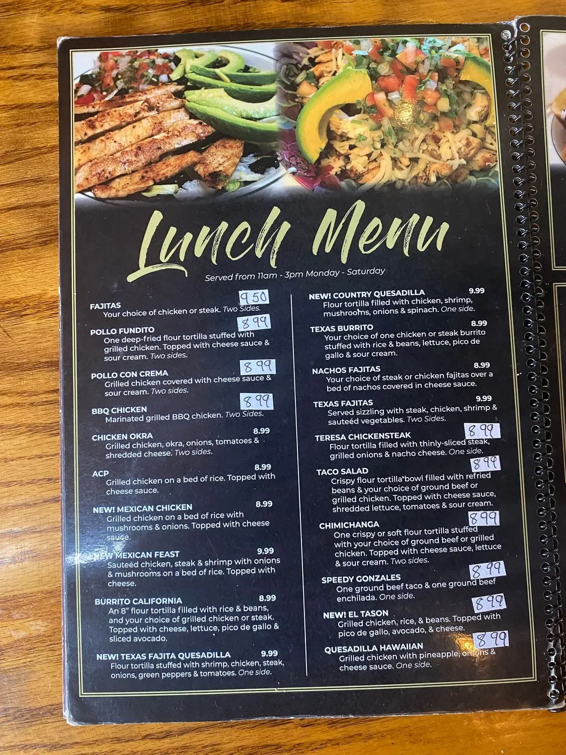 Menu 3