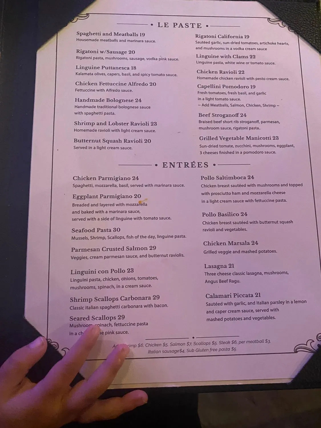 Menu 3