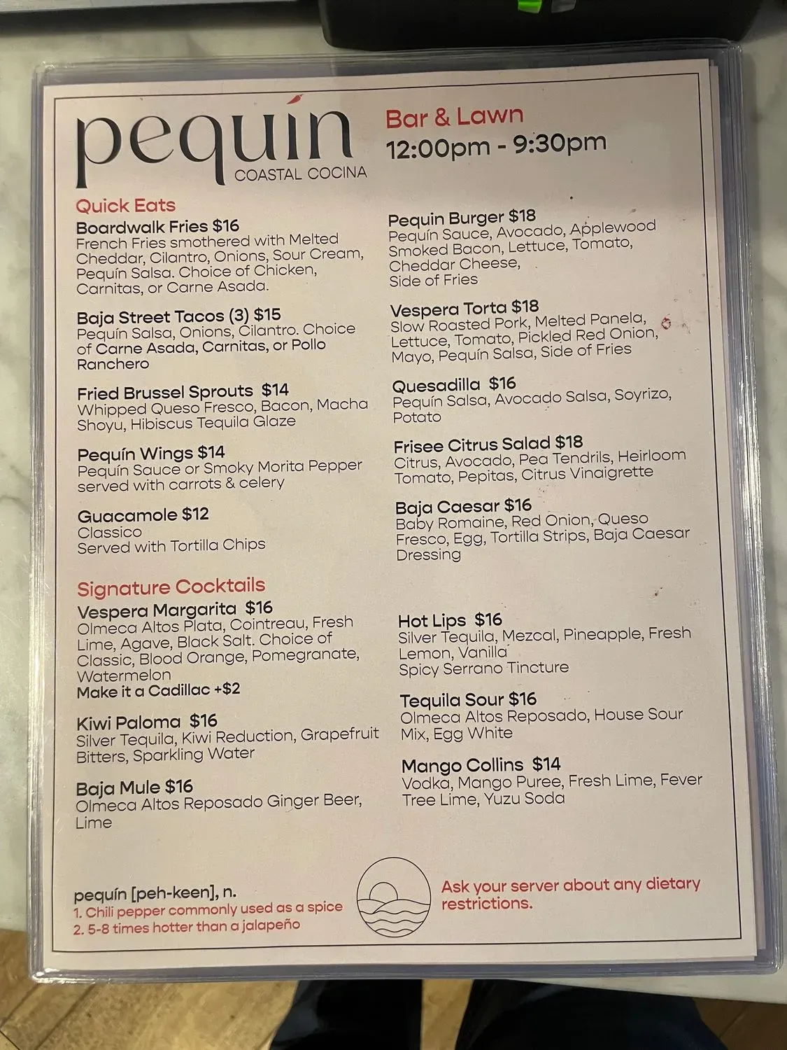 Menu 2