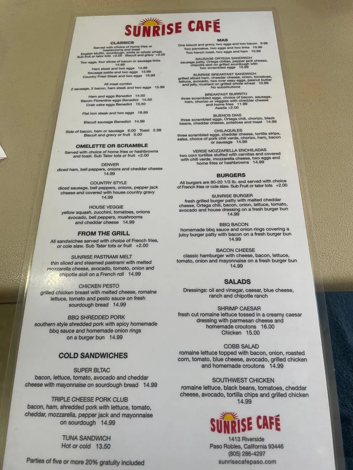 Menu 2