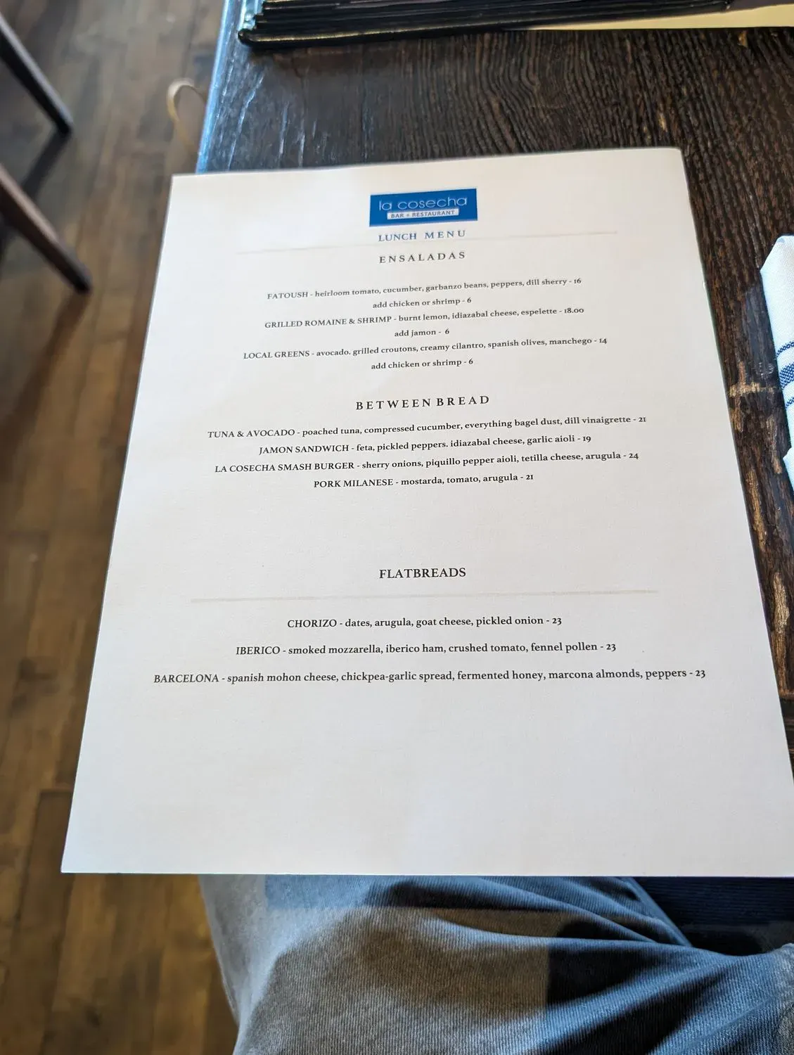 Menu 5