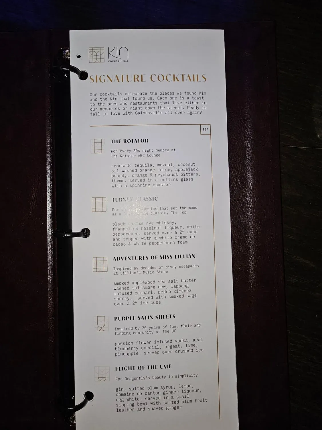 Menu 5