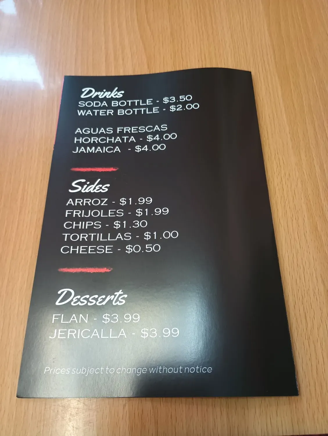 Menu 4