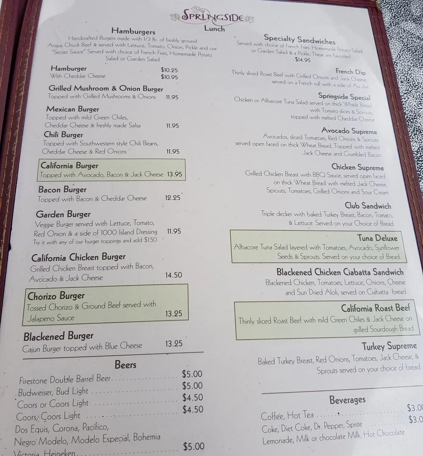 Menu 3