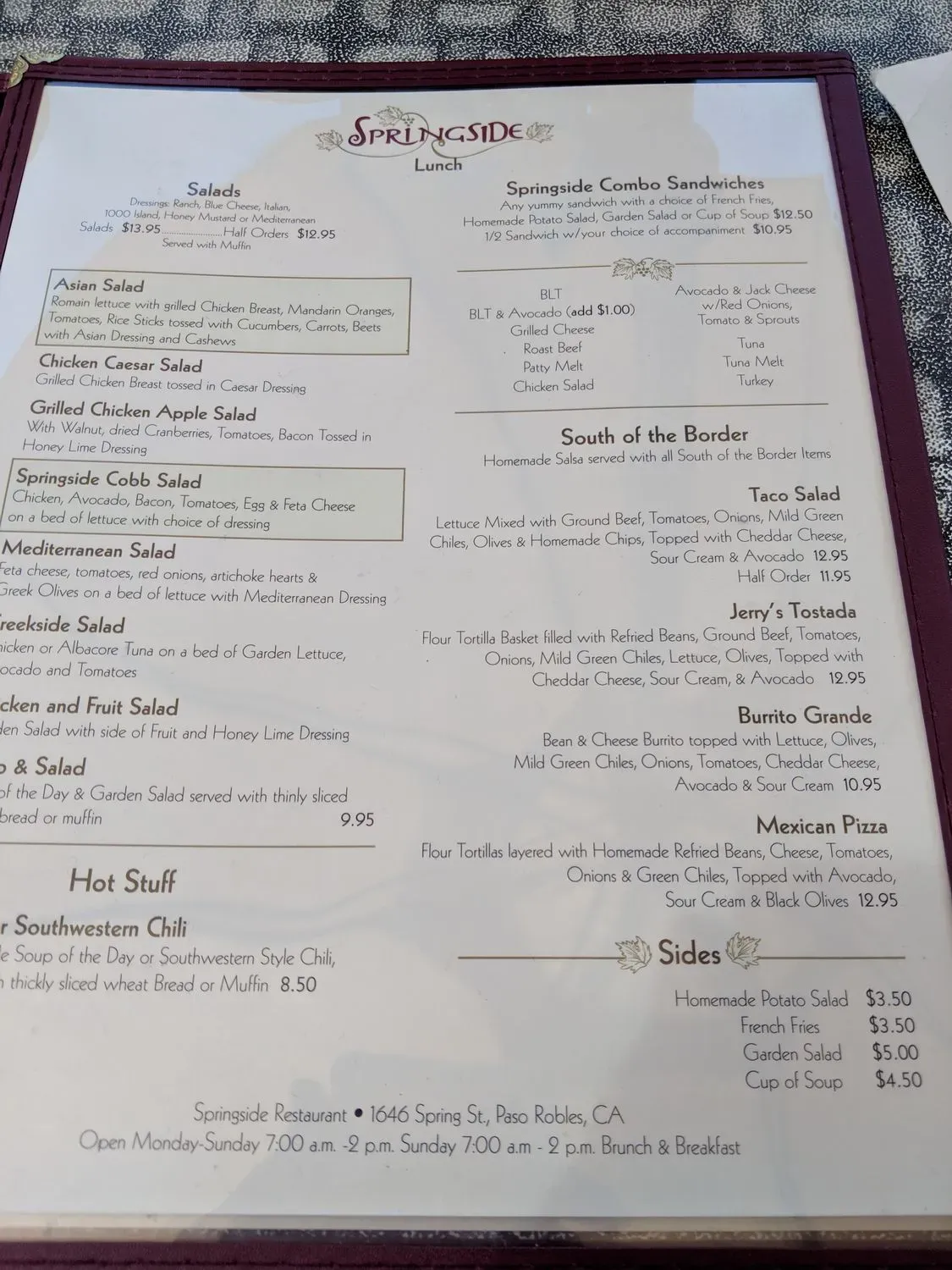 Menu 6