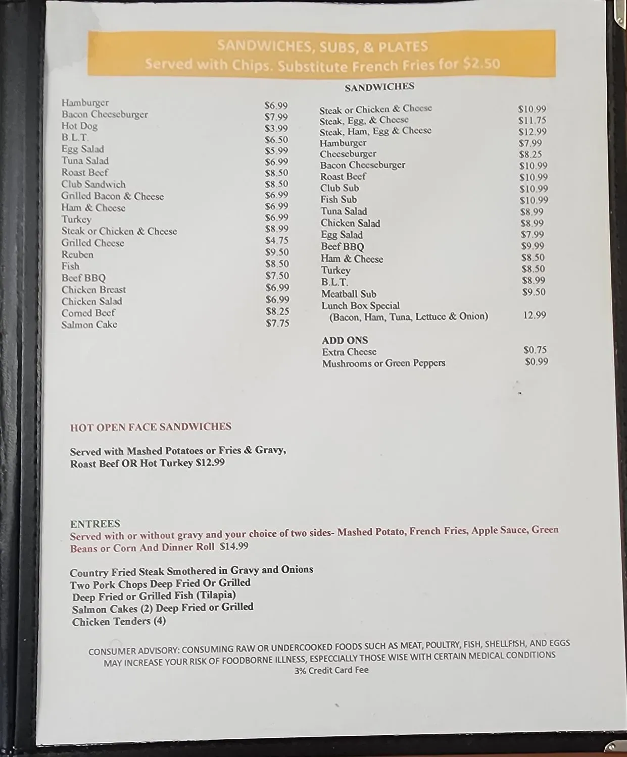 Menu 2