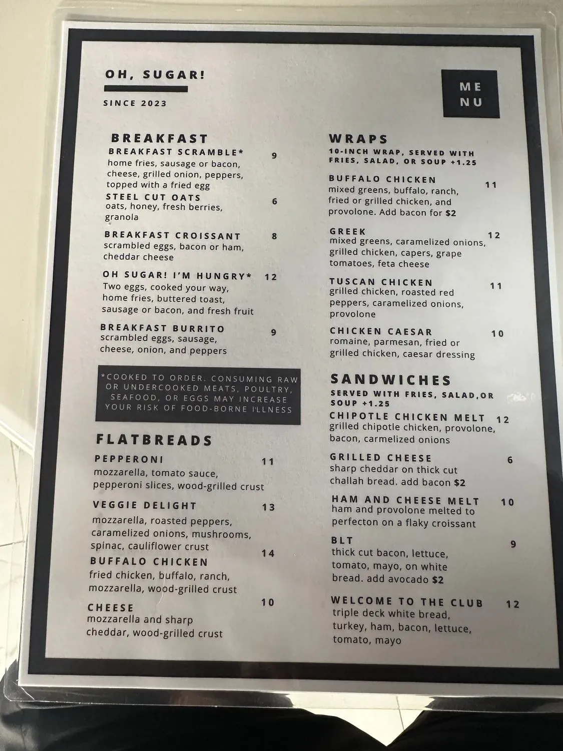 Menu 5