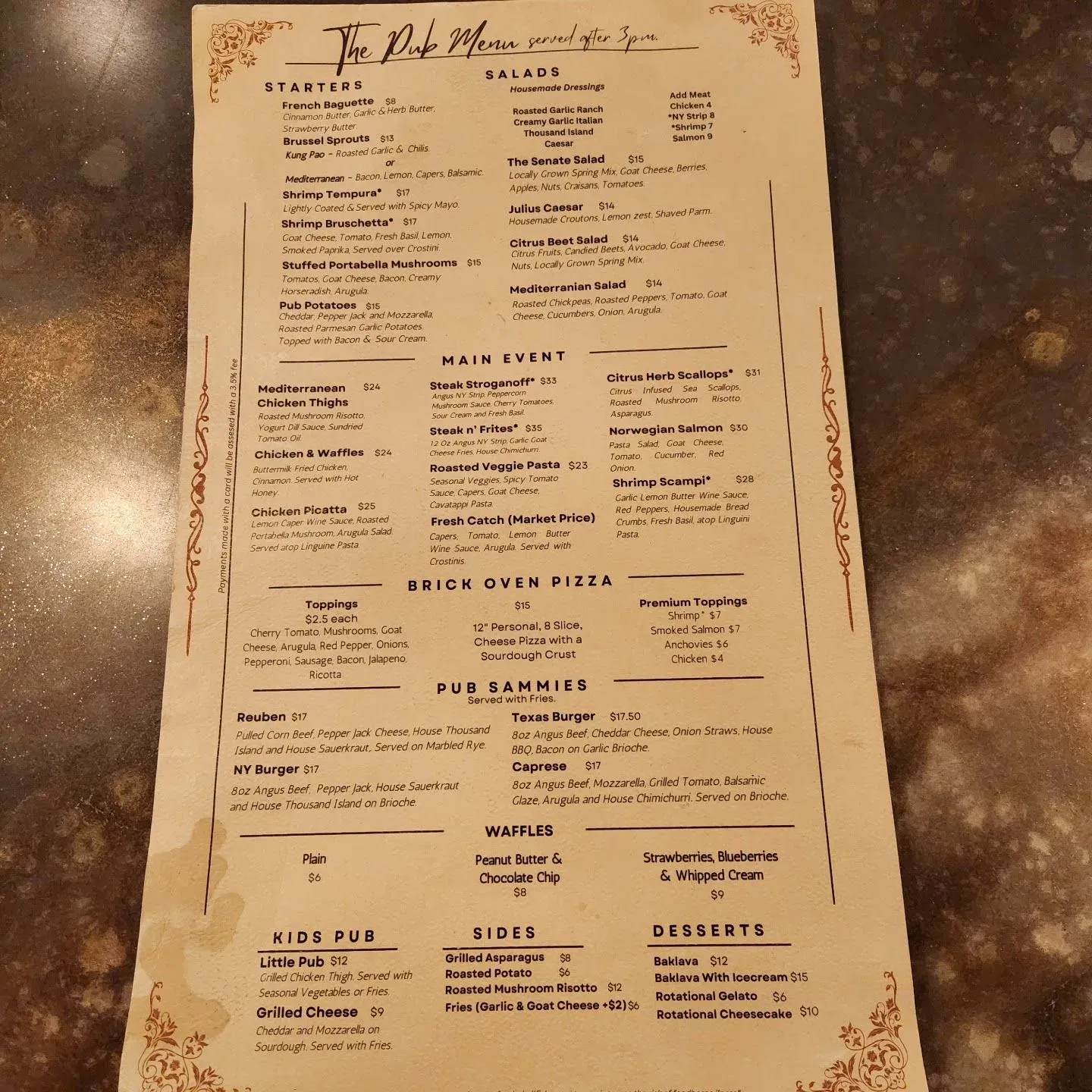 Menu 3