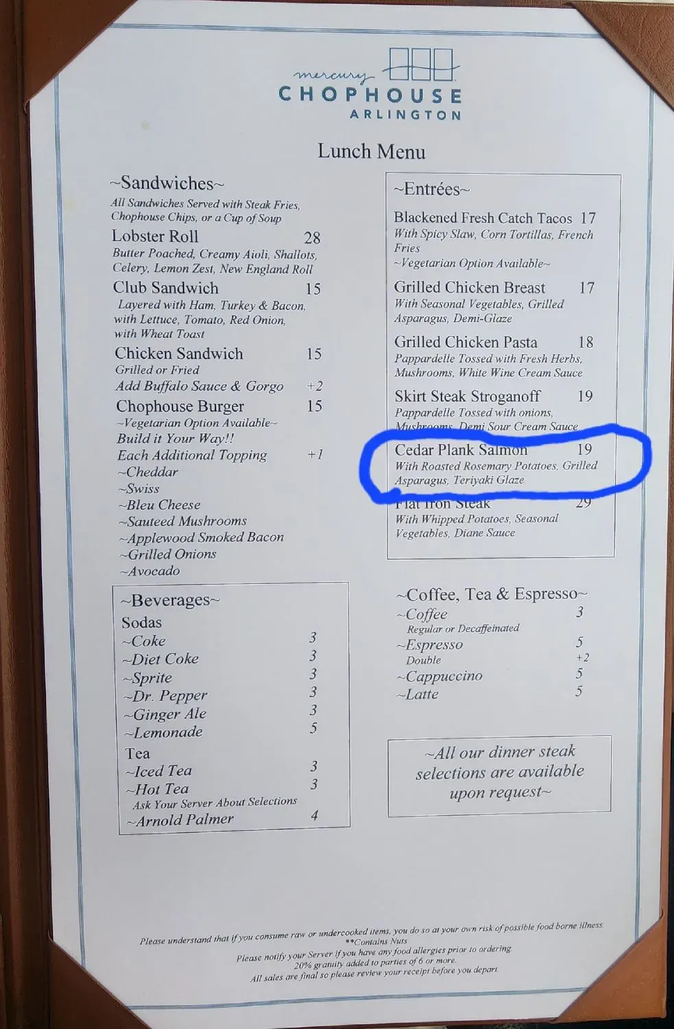 Menu 5