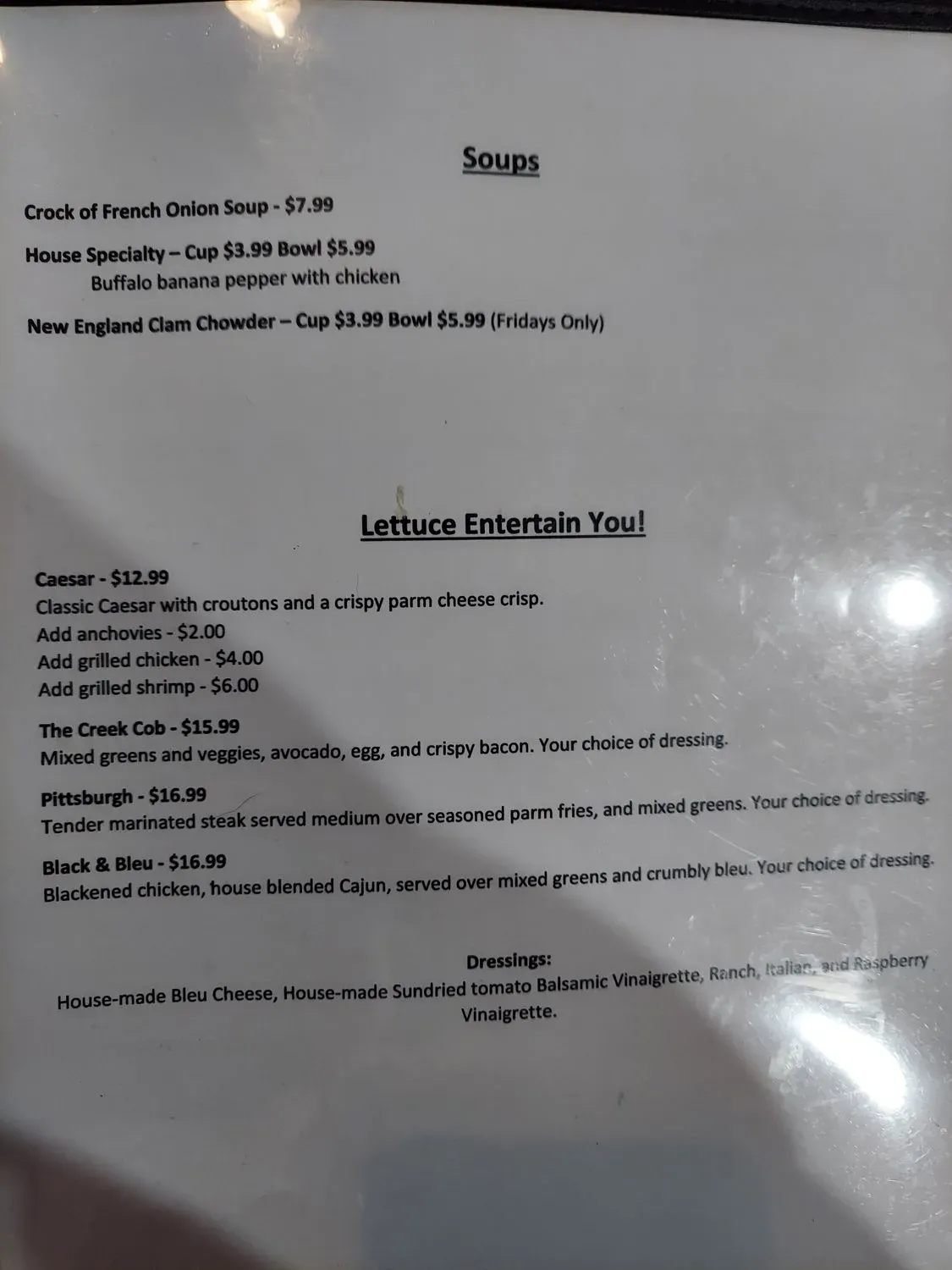 Menu 4