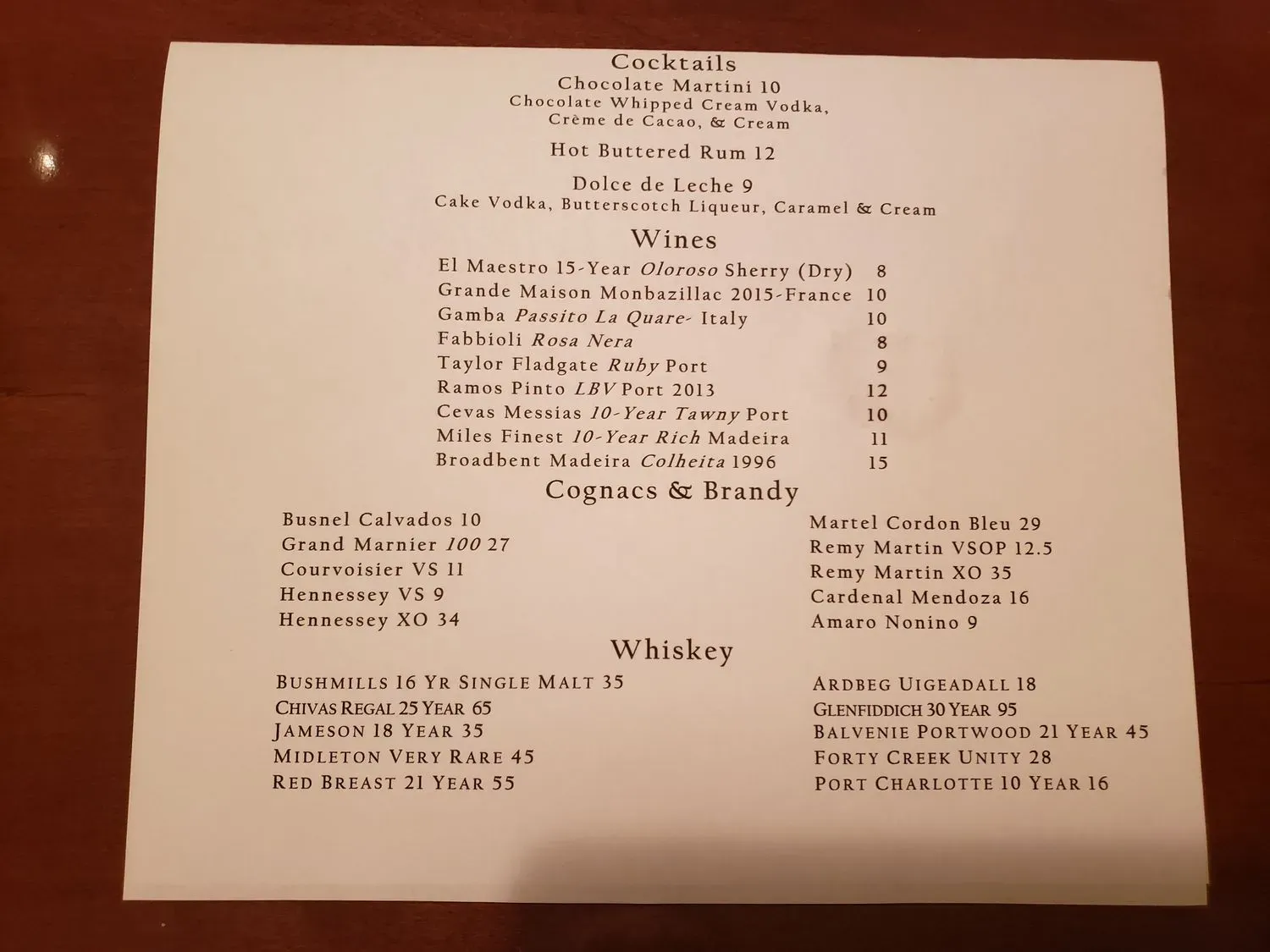 Menu 2