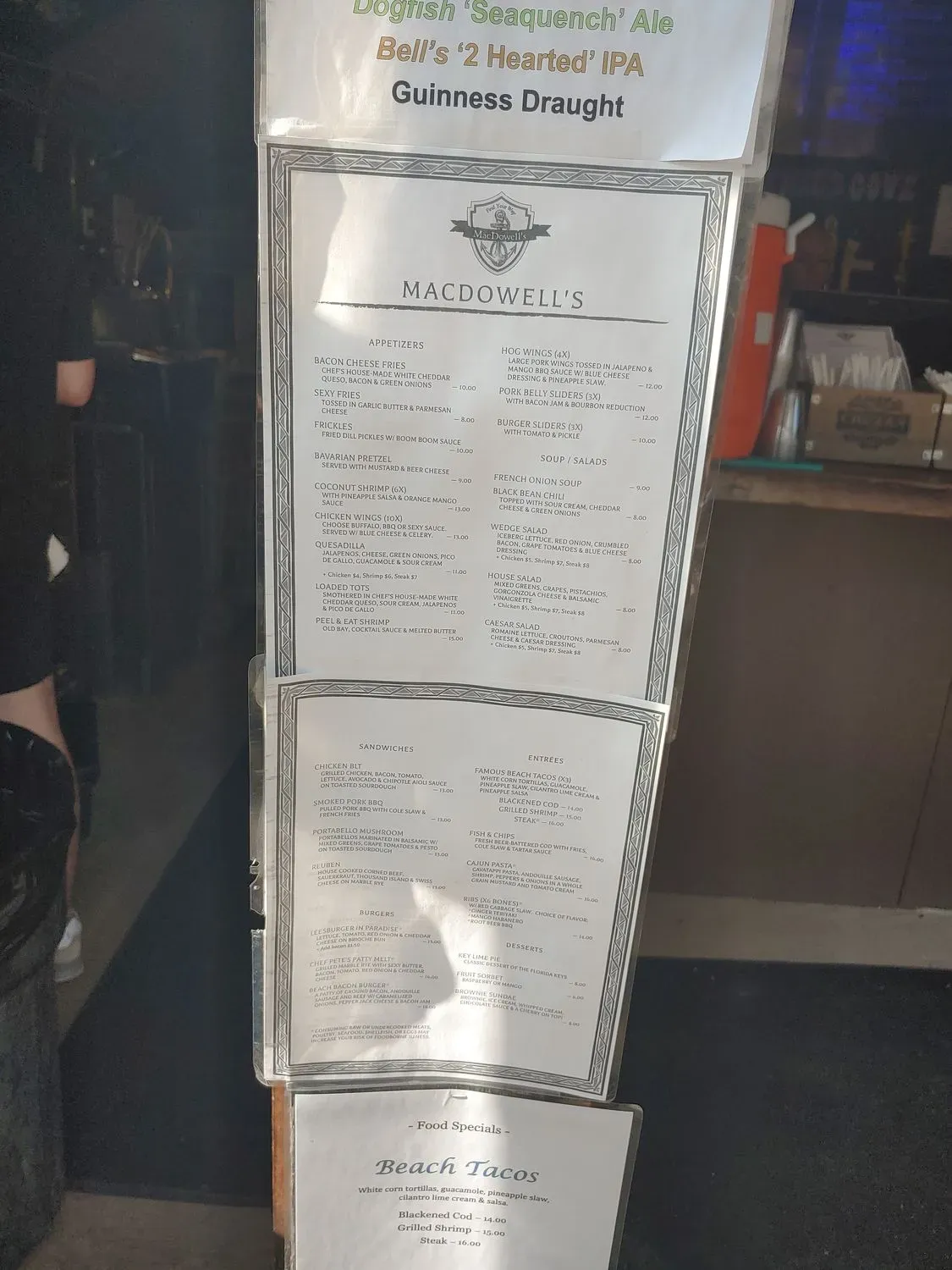 Menu 4