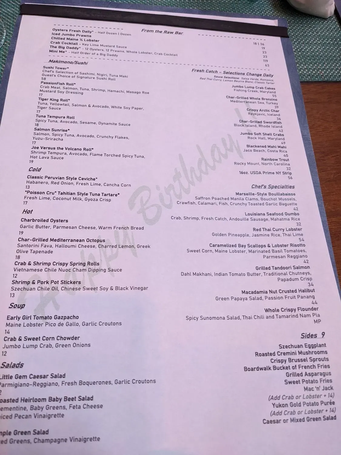 Menu 6