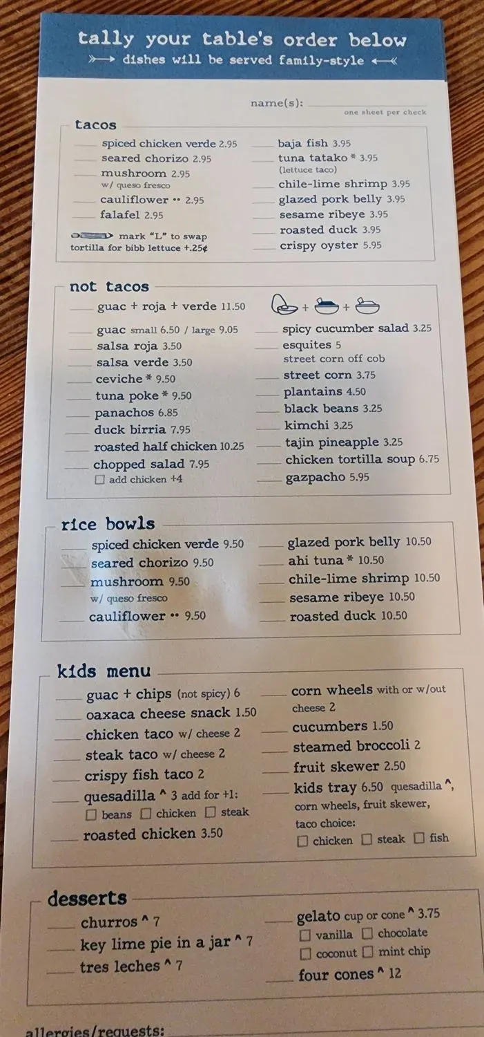 Menu 2