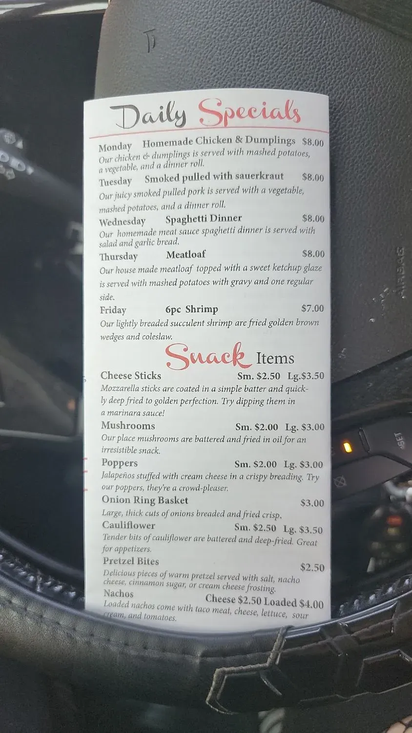 Menu 3