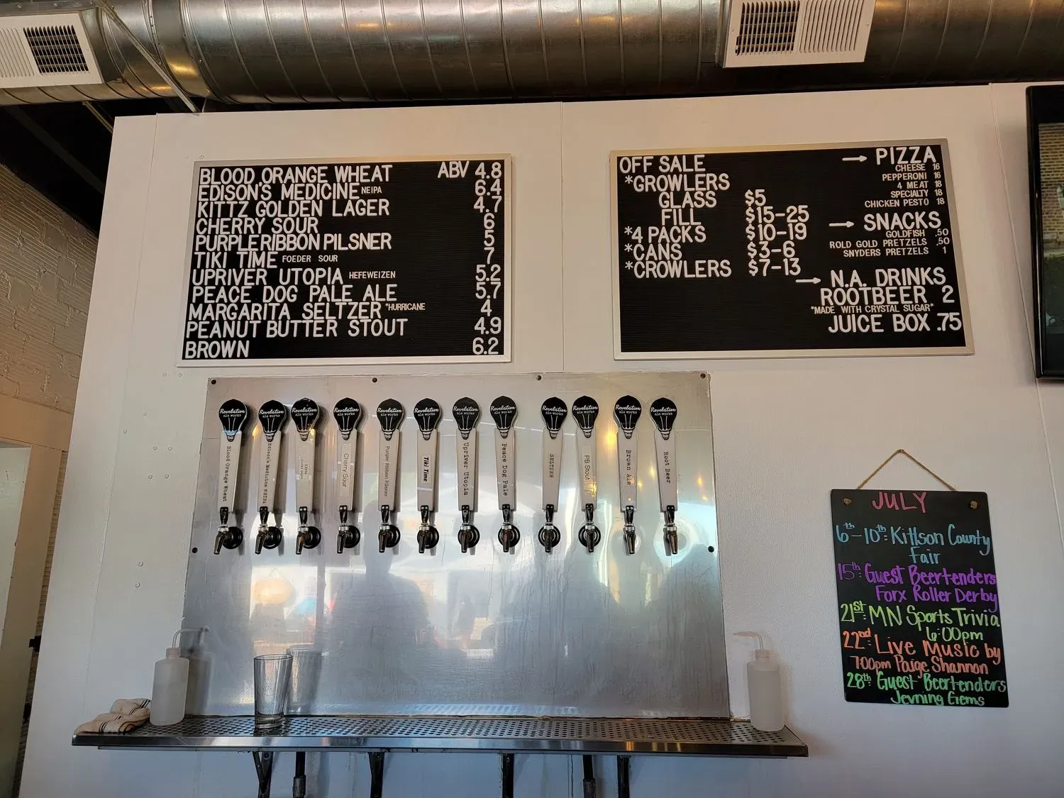 Revelation Ale Works Menu - Updated October 2025