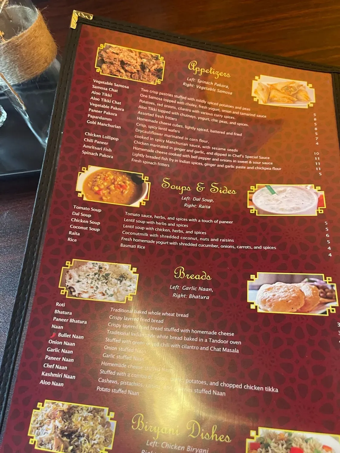 Menu 5