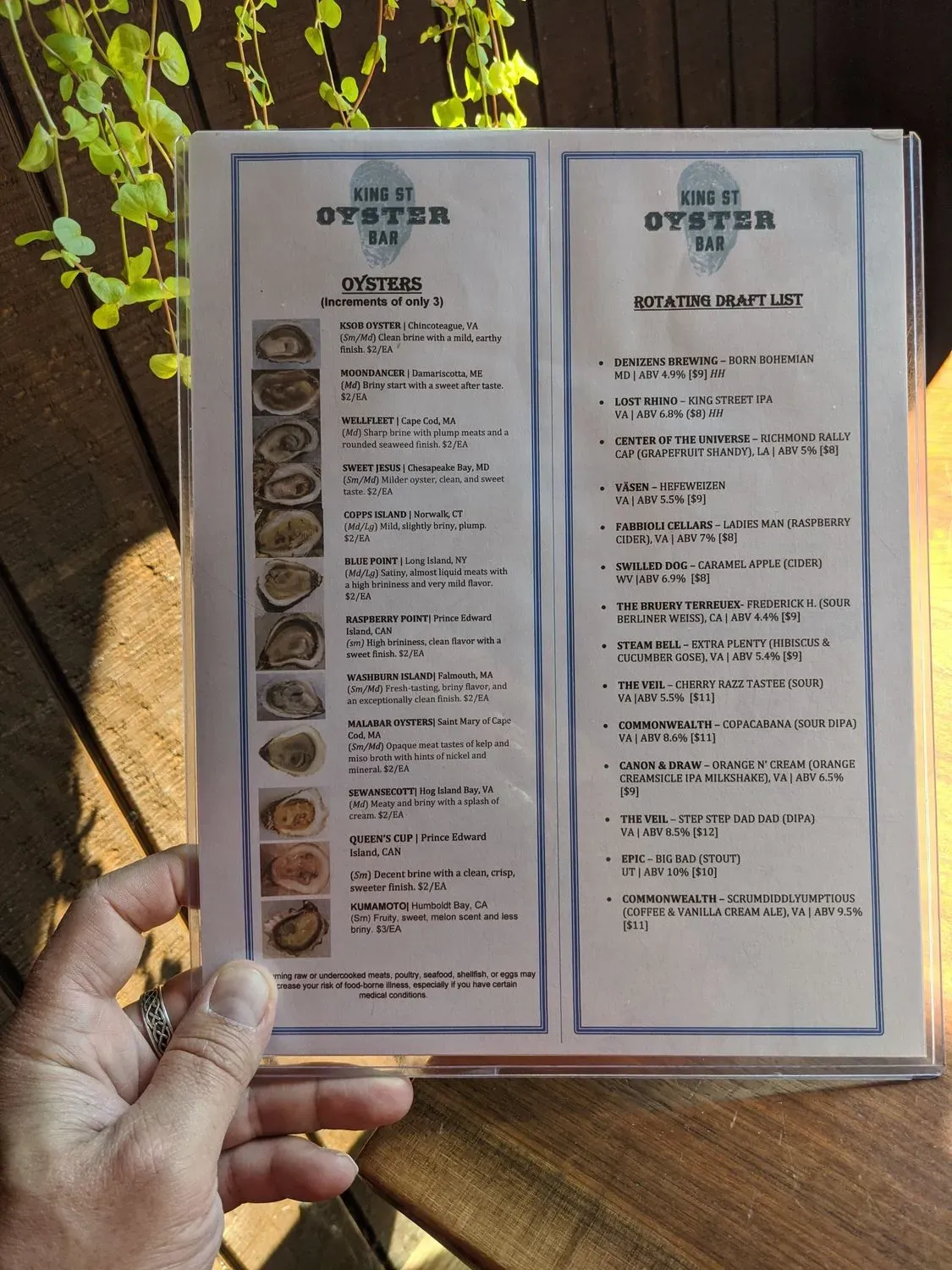 Menu 6