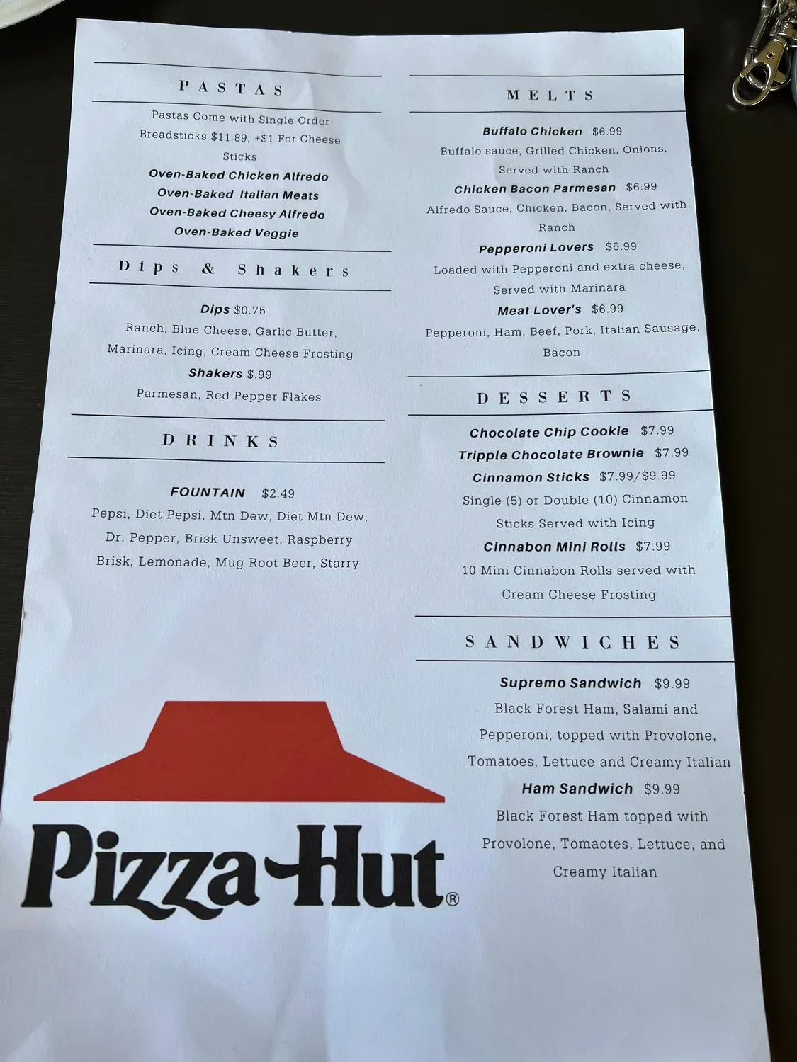 Menu 2