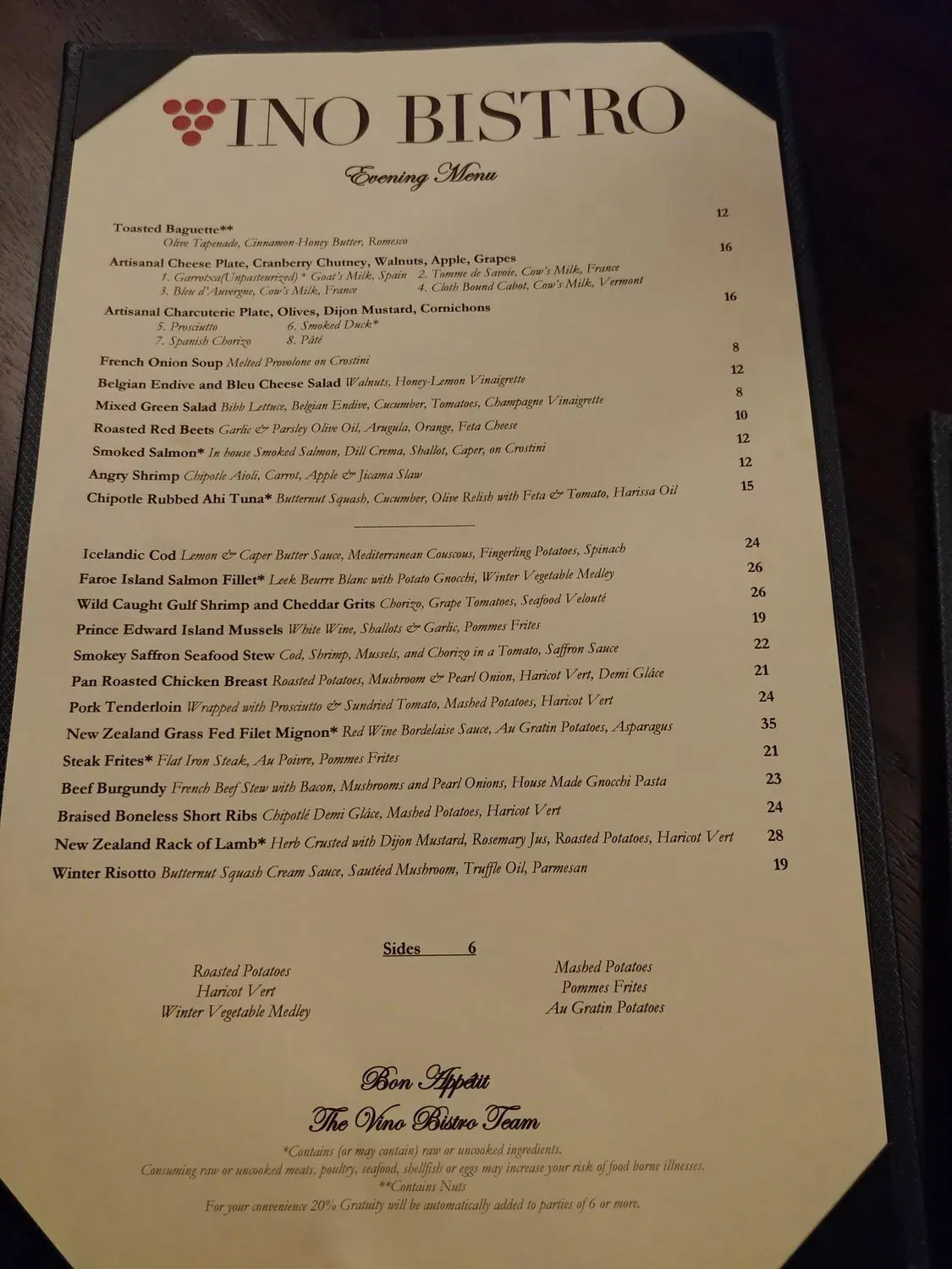 Menu 6