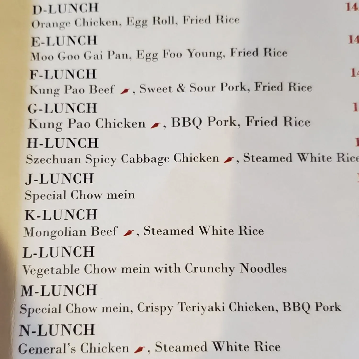 Menu 2