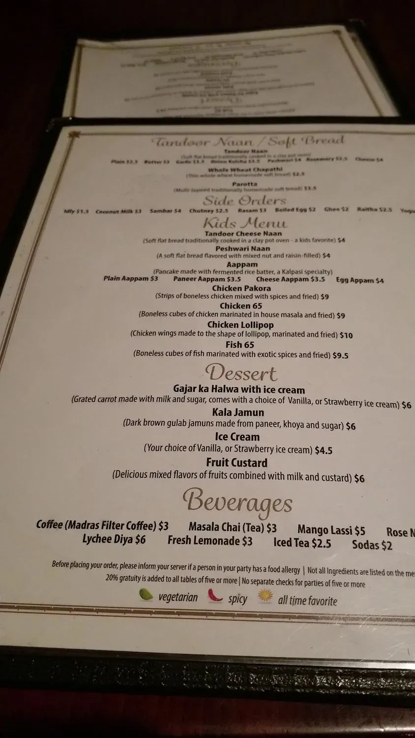 Menu 6