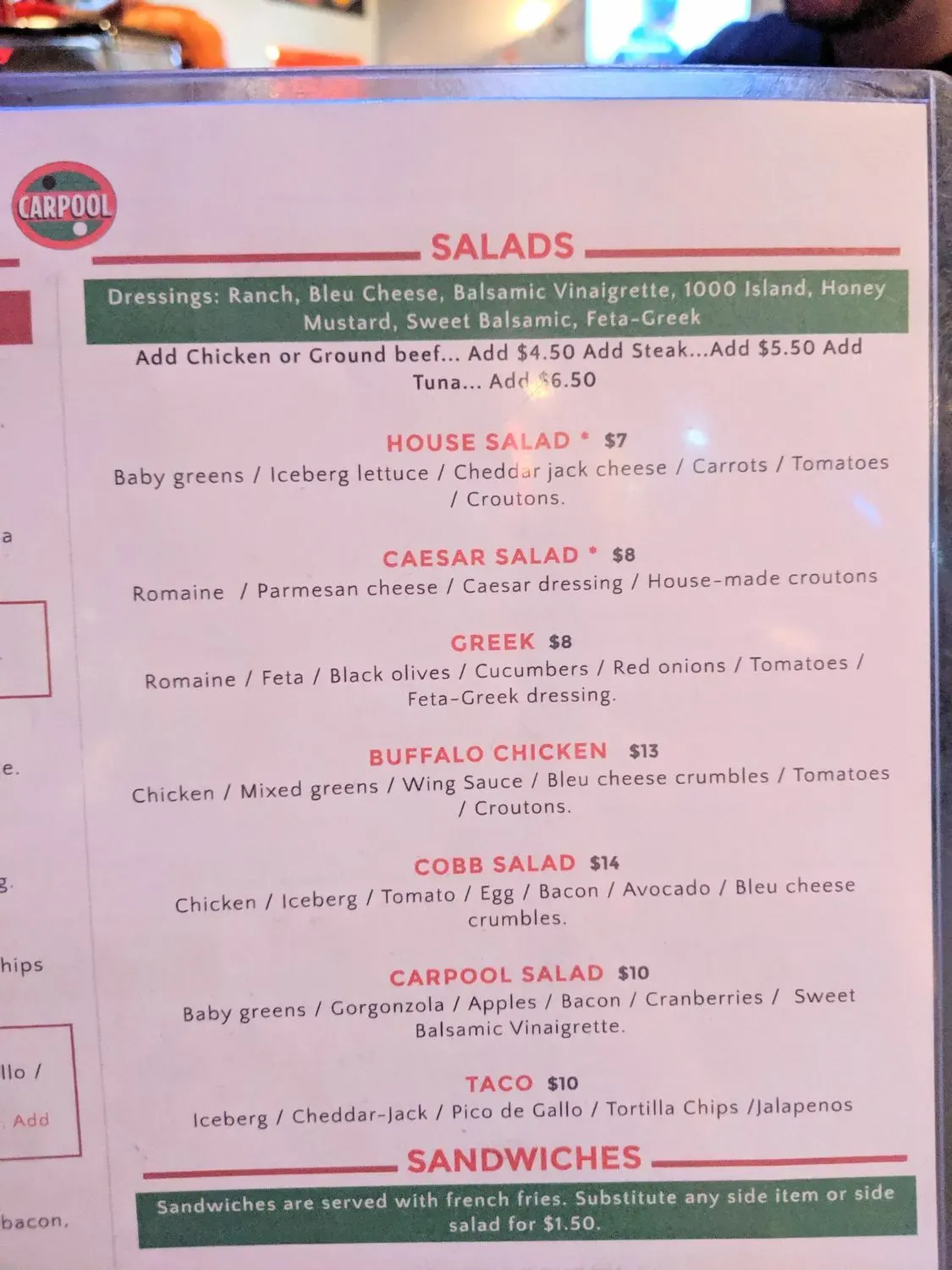 Menu 6